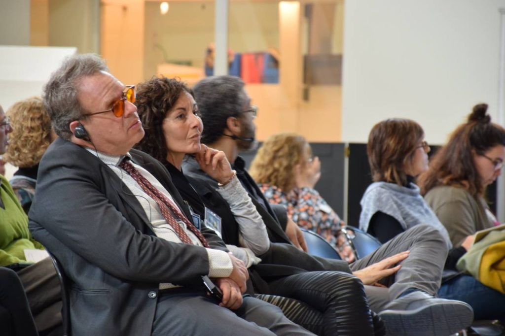 Chris Bailey (WHO) i Mar Novel (Arts in Health International Foundation)